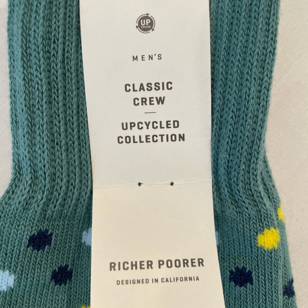 Men’s, Classic Crew Socks, NWT